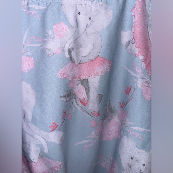 SOLD Luckyleo Leotard Crescent Style, Archived Print (Elephants in Tutus), Large - Picture 3 of 6